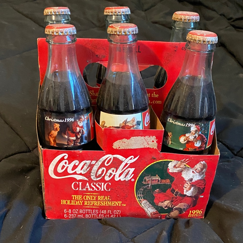 Coca-Cola Classic 1996 Holiday Edition Bottles